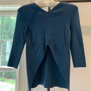 Theyskens Theory blue top